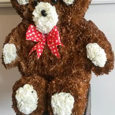 teddy bear flowers