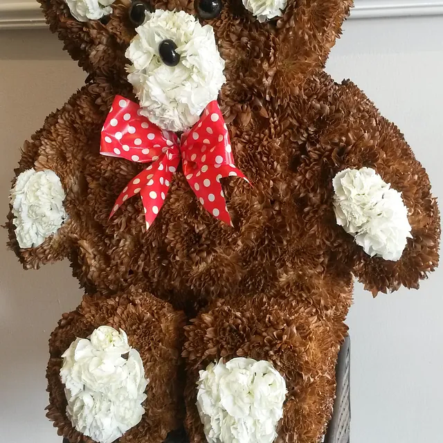 teddy bear flowers