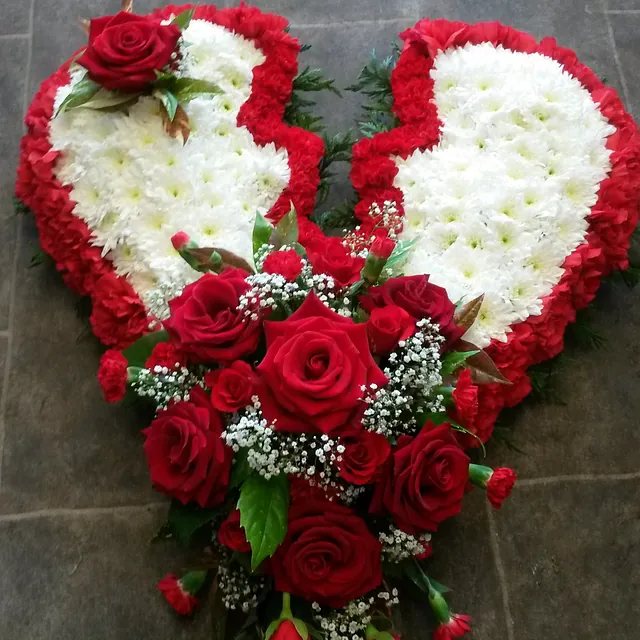 broken heart flowers