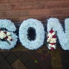 son funeral flowers