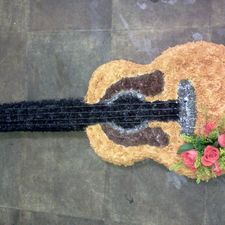 guitar flowers